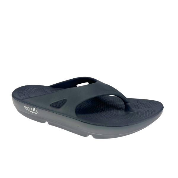 Sovella Active Comfort Sandals Men's Thong Dark Grey