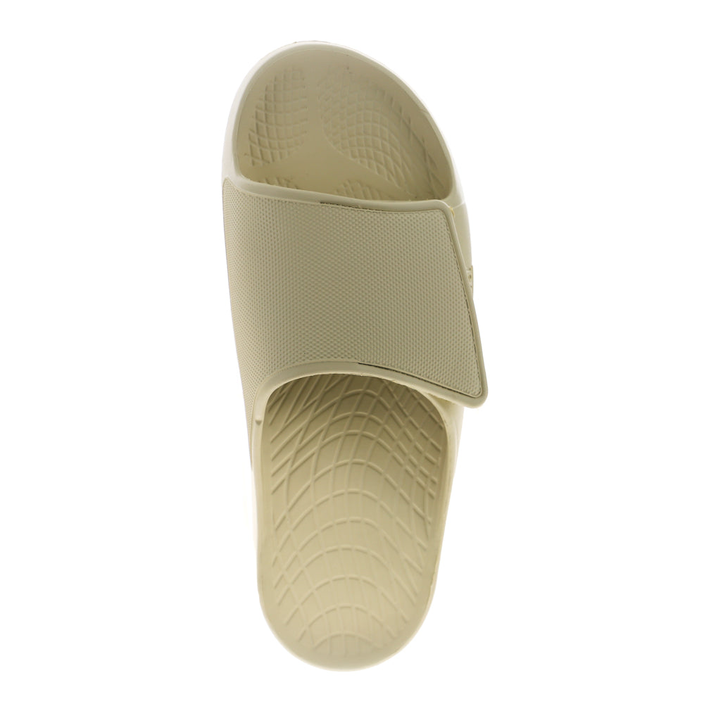 Sovella Active Comfort Sandals Men's Velcro Slide Bone