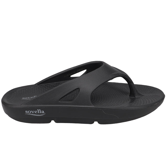 Sovella Active Comfort Sandals Women's Thong Black